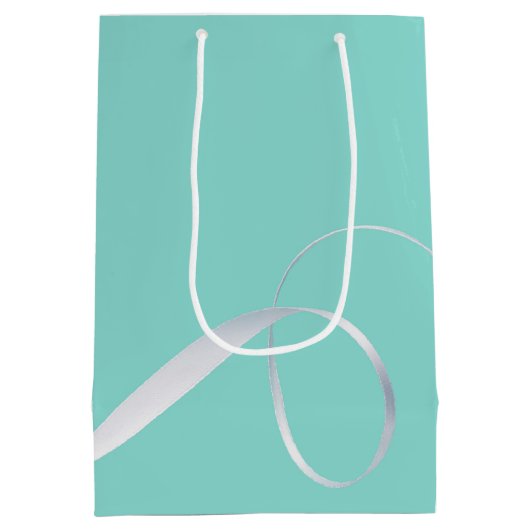 花嫁とお祝いシャワーパーティー ミディアムペーパーバッグ (裏面)