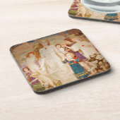 花嫁としての聖ブリジット コースター (左側)