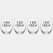 花嫁とその仲間たち ブライズパーティー 私も仲間に入れて ステムなしワイングラス (裏面)