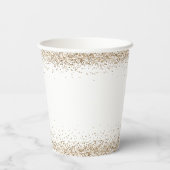 花嫁となる〇〇さんのゴールドグリッターシャワー 紙コップ (裏面)