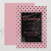 花嫁とのブランチパーティー 招待状 (正面/裏面)