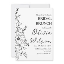 花嫁とのブランチ　ブライダルブランチの招待状