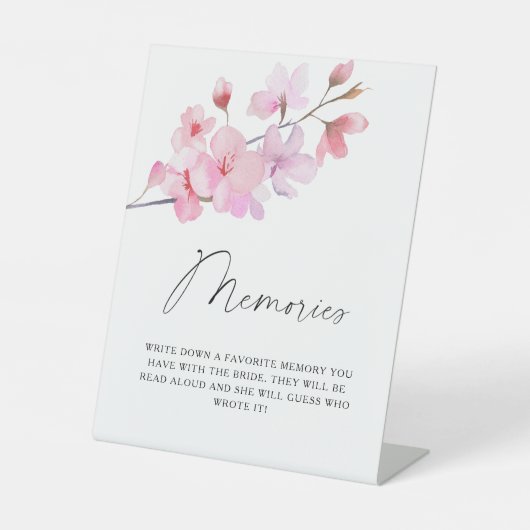 花嫁との思い出の桜 台座サイン (正面)