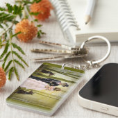 花嫁とグルーンスケルトンキーチェーン キーホルダー (正面右)