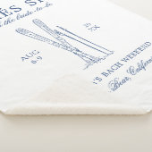 花嫁と一緒にスキー後のパーティー 週末前の最後の夜 シェルパブランケット (3/4)