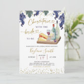 花嫁と一緒にブライダルシャワー 招待状 (スタンド正面)