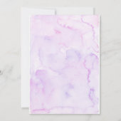 花嫁と一緒にブライダルシャワー 招待状 (裏面)