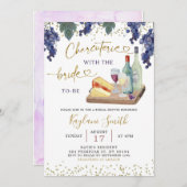 花嫁と一緒にブライダルシャワー 招待状 (正面/裏面)