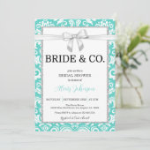 花嫁と共同ブライダルシャワーの招待 招待状 (スタンド正面)