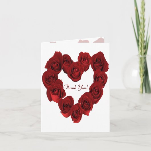 花嫁と花婿からの感謝(オーダーメイド) サンキューカード (正面)