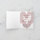 花嫁と花婿からの感謝(オーダーメイド) サンキューカード (内部)