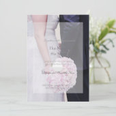 花嫁と花婿のウェディング 招待状 (スタンド正面)