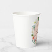 花嫁と花婿のオーダーメイドコーヒー 紙コップ (右)