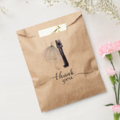 花嫁と花婿のダンス　感謝のギフトバッグ フェイバーバッグ (封をした状態)