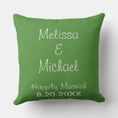 花嫁と花婿のピンクの山スギ クッション (裏面)