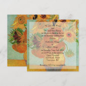 花嫁と花婿の両親からの招待状、結婚式 招待状 (正面/裏面)