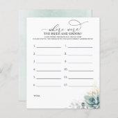 花嫁と花婿の写真ゲームはどこにあったか (正面/裏面)