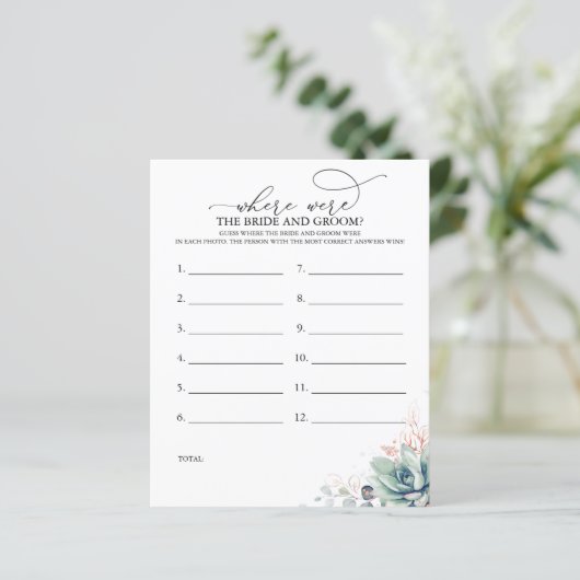 花嫁と花婿の写真ゲームはどこにあったか (スタンド正面)