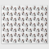 花嫁と花婿の幸せ ラッピングペーパー (フラット)