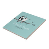 花嫁と花婿の結婚フール タイル (側面)