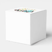 花嫁と花婿の結婚フール フェイバーボックス (裏面サイド)