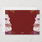 花嫁と花婿へのアドバイスと願い シーズンカード (裏面)