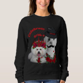 花嫁と花婿を祝おう スウェットシャツ (正面)