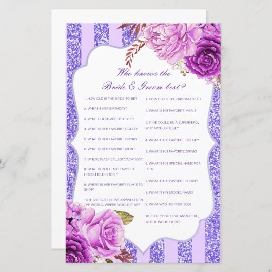 花嫁と花婿カードを知っている編集可能最高のな人 (正面/裏面)