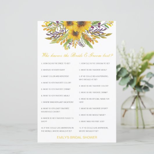 花嫁と花婿カードを知っている編集可能最高のな人 (スタンド正面)