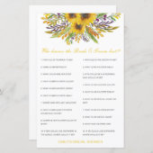 花嫁と花婿カードを知っている編集可能最高のな人 (正面/裏面)