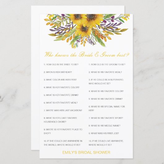 花嫁と花婿カードを知っている編集可能最高のな人 (正面/裏面)