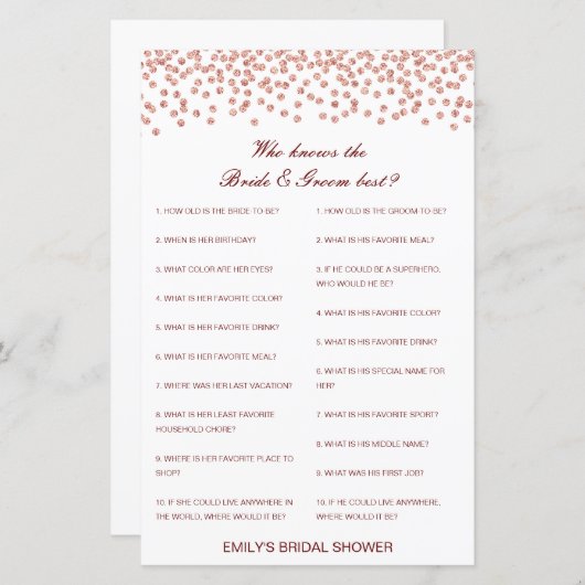 花嫁と花婿カードを知っている編集可能最高のな人 (正面/裏面)