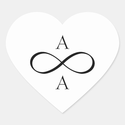 花嫁と花婿フォーエバーインフィニティ ハートシール (正面)