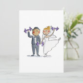 花嫁と花婿 招待状 (スタンド正面)