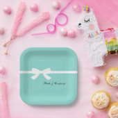 花嫁と花嫁のブライダルシャワー祝パーティー ペーパープレート (パーティー)