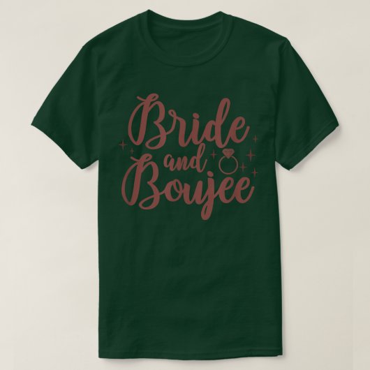 花嫁と花嫁介添人のバチェラー・パーティー・ブライド・アンド・ビー Tシャツ (デザイン正面)