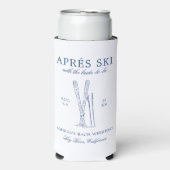 花嫁と行くスキー後の週末パーティー スリム缶クーラー (Seltzer正面)