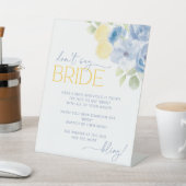 花嫁と言わずに Bridal Shower ゲーム メインスクイーズ 台座サイン (インサイチュ)