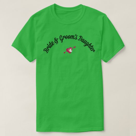 花嫁とGroomx27s娘 Tシャツ (デザイン正面)