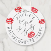 花嫁にお別れのキス バチェロレッテパーティー フェイバータグ (正面)