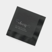 花嫁になるあなたに乾杯！ 結婚式イベント 箔ナプキン (左)