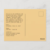 花嫁になるあなたへトロピカルトースト ポストカード (裏面)