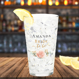 花嫁になるバラ金ゴールドフローラユーカリ緑 タンブラーグラス