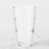 花嫁になるバラ金ゴールドフローラユーカリ緑 タンブラーグラス (左)