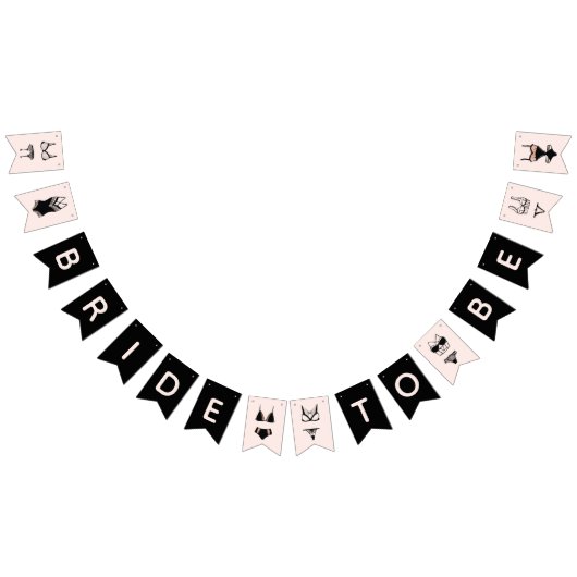 花嫁になる人のランジェリー ブライダル ブラチェット バンティングフラッグ (全)