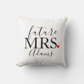 花嫁になる人へのプレゼント, 未婚の女性, 結婚前のパーティーのギフト クッション (正面)