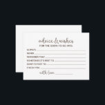 花嫁になる人への祝福 アドバイスカード<br><div class="desc">花嫁へのアドバイスカード、ブライダルシャワーのアドバイス、間もなくミセスになる人へのアドバイス、花嫁になる人への祝福</div>