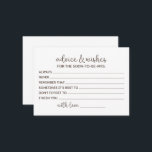 花嫁になる人への祝福 アドバイスカード<br><div class="desc">花嫁へのアドバイスカード、ブライダルシャワーのアドバイス、間もなくミセスになる人へのアドバイス、花嫁になる人への祝福</div>