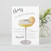 花嫁になる人へ乾杯 招待状 (スタンド正面)