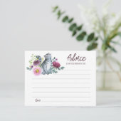 花嫁になる人へ 結婚アドバイスカード アドバイスカード (スタンド正面)